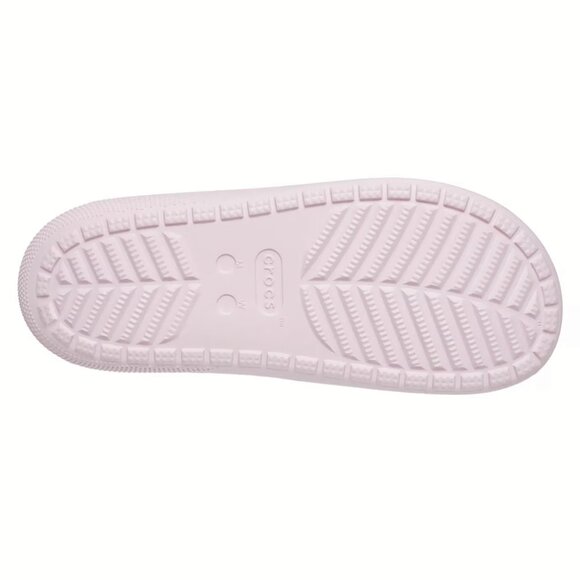 NEW Crocs Sizes 8, 9, 10 Women's Classic Floral Cutout Sandal Slide - Pink Milk - Picture 7 of 7